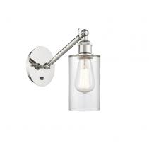 Innovations Lighting 317-1W-PN-G802 - Clymer - 1 Light - 4 inch - Polished Nickel - Adjustable Sconce