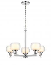 Innovations Lighting 330-5CR-PC-CLW - Cairo - 5 Light - 20 inch - Polished Chrome - Chain Hung - Chandelier