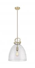 Innovations Lighting 410-1SL-CB-G412-14SDY - Newton Bell - 1 Light - 14 inch - Champagne Bronze - Pendant