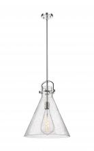 Innovations Lighting 410-1SL-PN-G411-16SDY - Newton Cone - 1 Light - 16 inch - Polished Nickel - Pendant