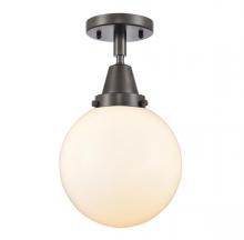 Innovations Lighting 447-1C-OB-G201-8 - Beacon - 1 Light - 8 inch - Oil Rubbed Bronze - Flush Mount