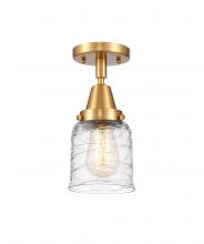Innovations Lighting 447-1C-SG-G513 - Bell - 1 Light - 5 inch - Satin Gold - Flush Mount