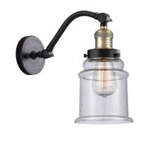 Innovations Lighting 515-1W-BAB-G184 - Canton - 1 Light - 6 inch - Black Antique Brass - Adjustable Sconce
