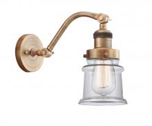 Innovations Lighting 515-1W-BB-G182S - Canton - 1 Light - 7 inch - Brushed Brass - Adjustable Sconce