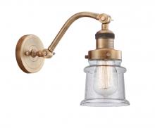 Innovations Lighting 515-1W-BB-G184S - Canton - 1 Light - 7 inch - Brushed Brass - Adjustable Sconce