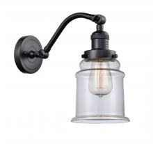 Innovations Lighting 515-1W-BK-G182 - Canton - 1 Light - 6 inch - Matte Black - Adjustable Sconce