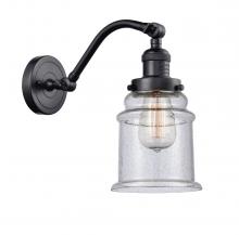 Innovations Lighting 515-1W-BK-G184 - Canton - 1 Light - 6 inch - Matte Black - Adjustable Sconce