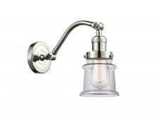 Innovations Lighting 515-1W-PN-G182S - Canton - 1 Light - 7 inch - Polished Nickel - Adjustable Sconce