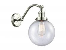 Innovations Lighting 515-1W-PN-G204-8 - Beacon - 1 Light - 8 inch - Polished Nickel - Adjustable Sconce