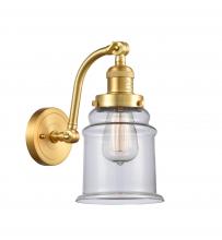 Innovations Lighting 515-1W-SG-G182 - Canton - 1 Light - 6 inch - Satin Gold - Adjustable Sconce