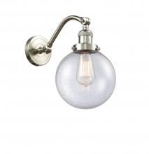 Innovations Lighting 515-1W-SN-G204-8 - Beacon - 1 Light - 8 inch - Brushed Satin Nickel - Adjustable Sconce
