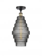Innovations Lighting 516-1C-BAB-G673-8 - Cascade - 1 Light - 8 inch - Black Antique Brass - Semi-Flush Mount