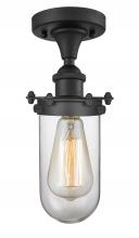 Innovations Lighting 516-1C-BK-232-CL - Kingsbury - 1 Light - 4 inch - Matte Black - Flush Mount