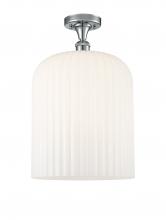 Innovations Lighting 516-1C-PC-G559-12GWH - Bridal Veil - 1 Light - 5 inch - Polished Chrome - Semi-Flush Mount