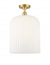Innovations Lighting 516-1C-SG-G559-12GWH - Bridal Veil - 1 Light - 5 inch - Satin Gold - Semi-Flush Mount