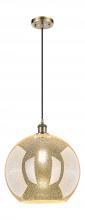 Innovations Lighting 516-1P-BAB-G128-14 - Athens - 1 Light - 14 inch - Black Antique Brass - Cord hung - Pendant