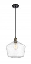 Innovations Lighting 516-1P-BAB-G654-12 - Cindyrella - 1 Light - 12 inch - Black Antique Brass - Cord hung - Mini Pendant