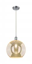 Innovations Lighting 516-1P-PC-G128-12 - Athens - 1 Light - 12 inch - Polished Chrome - Cord hung - Mini Pendant