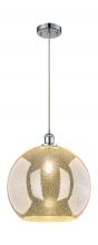 Innovations Lighting 516-1P-PC-G128-14 - Athens - 1 Light - 14 inch - Polished Chrome - Cord hung - Pendant