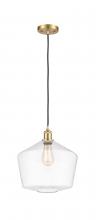 Innovations Lighting 516-1P-SG-G652-12 - Cindyrella - 1 Light - 12 inch - Satin Gold - Cord hung - Mini Pendant