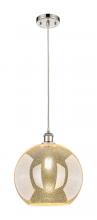 Innovations Lighting 516-1P-SN-G128-12 - Athens - 1 Light - 12 inch - Brushed Satin Nickel - Cord hung - Mini Pendant