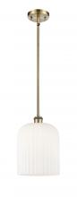 Innovations Lighting 516-1S-AB-G559-8GWH - Bridal Veil - 1 Light - 5 inch - Antique Brass - Mini Pendant