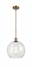 Innovations Lighting 516-1S-BB-G124-12 - Athens - 1 Light - 12 inch - Brushed Brass - Mini Pendant