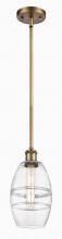 Innovations Lighting 516-1S-BB-G557-6CL - Vaz - 1 Light - 6 inch - Brushed Brass - Mini Pendant