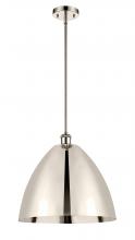 Innovations Lighting 516-1S-PN-MBD-16-PN - Bristol - 1 Light - 16 inch - Polished Nickel - Pendant