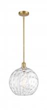Innovations Lighting 516-1S-SG-G1215-12 - Athens Water Glass - 1 Light - 12 inch - Satin Gold - Mini Pendant