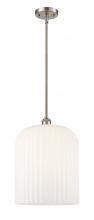 Innovations Lighting 516-1S-SN-G559-12GWH - Bridal Veil - 1 Light - 5 inch - Brushed Satin Nickel - Mini Pendant