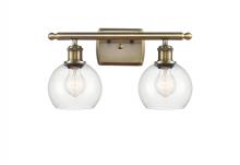 Innovations Lighting 516-2W-AB-G122-6 - Athens - 2 Light - 16 inch - Antique Brass - Bath Vanity Light