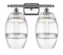 Innovations Lighting 516-2W-PC-G557-8CL - Vaz - 2 Light - 18 inch - Polished Chrome - Bath Vanity Light