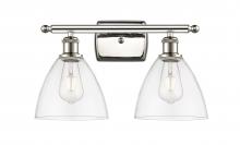 Innovations Lighting 516-2W-PN-GBD-752 - Bristol - 2 Light - 18 inch - Polished Nickel - Bath Vanity Light