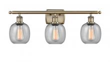 Innovations Lighting 516-3W-AB-G104 - Belfast - 3 Light - 26 inch - Antique Brass - Bath Vanity Light