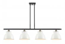 Innovations Lighting 516-4I-BAB-M14-W - Adirondack - 4 Light - 48 inch - Black Antique Brass - Cord hung - Island Light