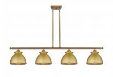 Innovations Lighting 516-4I-BB-M14-BB - Adirondack - 4 Light - 48 inch - Brushed Brass - Cord hung - Island Light