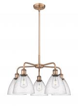 Innovations Lighting 516-5CR-AC-GBD-754 - Bristol - 5 Light - 26 inch - Antique Copper - Chandelier