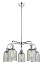 Innovations Lighting 516-5CR-PC-G257 - Caledonia - 5 Light - 23 inch - Polished Chrome - Chandelier