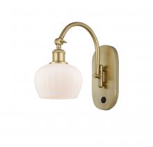 Innovations Lighting 518-1W-SG-G91 - Fenton - 1 Light - 7 inch - Satin Gold - Adjustable Swing Arm