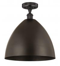 Innovations Lighting 616-1F-OB-MBD-16-OB - Bristol - 1 Light - 16 inch - Oil Rubbed Bronze - Semi-Flush Mount