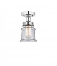 Innovations Lighting 616-1F-PC-G184S - Canton - 1 Light - 5 inch - Polished Chrome - Semi-Flush Mount