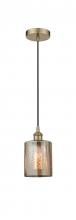 Innovations Lighting 616-1P-AB-G116-LED - Cobbleskill - 1 Light - 5 inch - Antique Brass - Cord hung - Mini Pendant