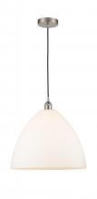 Innovations Lighting 616-1P-SN-GBD-161 - Bristol - 1 Light - 16 inch - Brushed Satin Nickel - Cord hung - Pendant