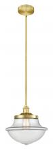 Innovations Lighting 616-1S-SG-G542 - Oxford - 1 Light - 12 inch - Satin Gold - Cord hung - Mini Pendant