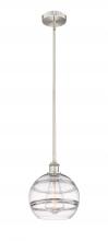 Innovations Lighting 616-1S-SN-G556-10CL - Rochester - 1 Light - 10 inch - Brushed Satin Nickel - Cord hung - Mini Pendant