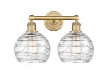 Innovations Lighting 616-2W-BB-G1213-8 - Athens Deco Swirl - 2 Light - 17 inch - Brushed Brass - Bath Vanity Light
