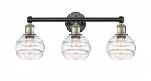 Innovations Lighting 616-3W-BAB-G556-6CL - Rochester - 3 Light - 24 inch - Black Antique Brass - Bath Vanity Light