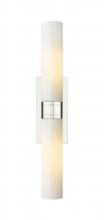 Innovations Lighting 617-2W-PN-G617-11SWH - Boreas - 2 Light - 24 inch - Polished Nickel - Bath Vanity Light