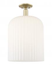 Innovations Lighting 716-1C-AB-G559-12GWH - Bridal Veil - 1 Light - 12 inch - Antique Brass - Semi-Flush Mount